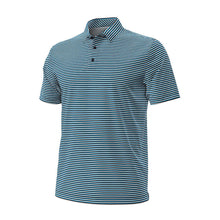 Load image into Gallery viewer, Under Armour Drive Groove Stripe Mens Golf Polo - Ether Blue/XL
 - 1