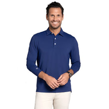 Load image into Gallery viewer, Ibkul Essential Solid LS Mens Golf Polo - Ink/XXL
 - 1