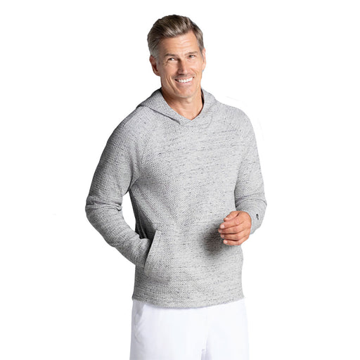 Ibkul Popcorn Stitch Mens Golf Hoody - Oxford/L
