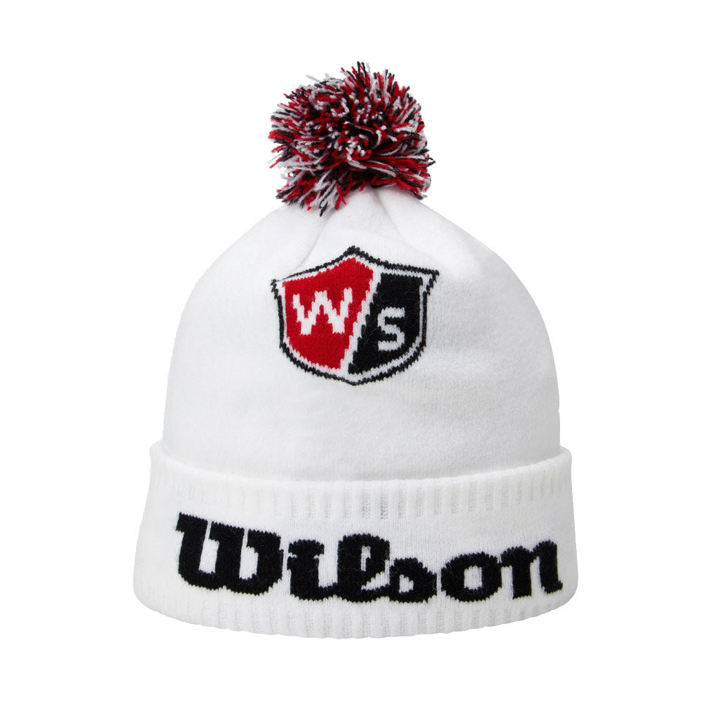 Wilson Golf Tour White Red Unisex Golf Beanie - White/Red
