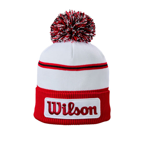Wilson Golf Tour White Red Unisex Golf Beanie