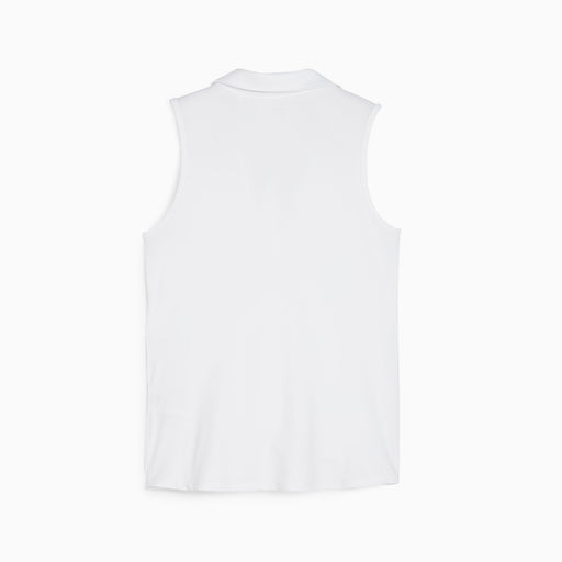 Puma Cloudspun Piped Sleeveless Girls Golf Polo