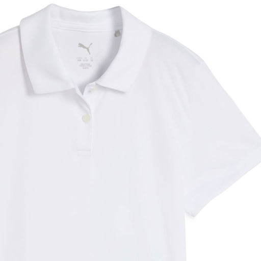 Puma Pure Short Sleeve Girls Golf Polo