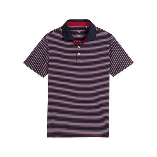 Puma Mattr Stripe Boys Golf Polo