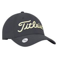 Load image into Gallery viewer, Titleist Players Ball Marker Womens Golf Hat - Charcoal/Lemon/One Size
 - 3