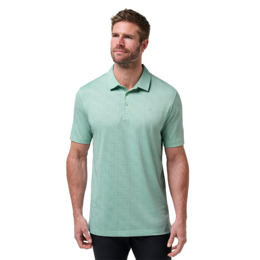 TravisMathew Acropolis Mens Golf Polo - Eggshell Blue/XL