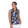 Puma Golf Mattr Lily Floral Womens Sleeveless Golf Polo