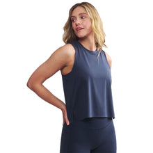 Load image into Gallery viewer, Rhone Serene Womens Tennis Tank - Navy Blue/L
 - 4