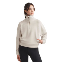 Load image into Gallery viewer, Rhone DreamGlow Half Zip Womens Golf Pullover - Sand/L
 - 1