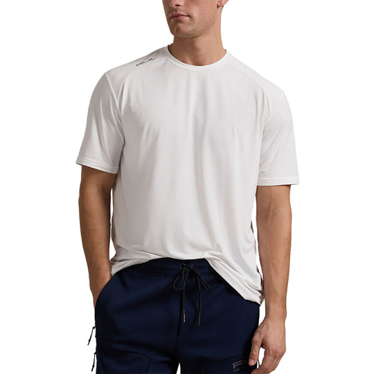 RLX Ralph Lauren Lightweight Airflow Peached Ceramic White Mens Shirt