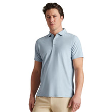 Load image into Gallery viewer, Rhone Regatta Pique Mens Tennis Polo - Arctic Blue/XL
 - 1