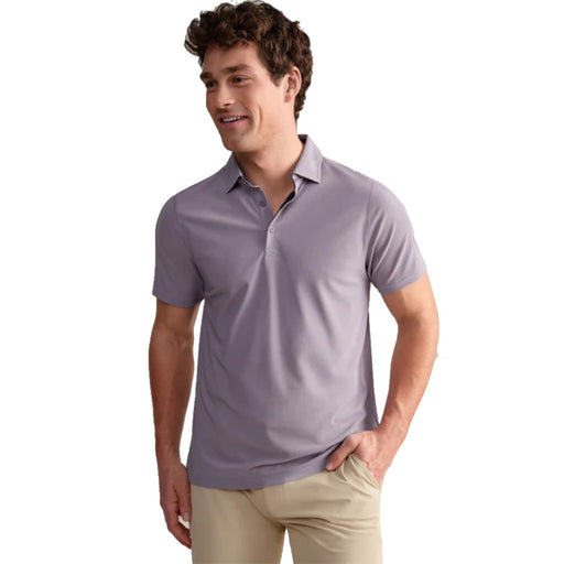 Rhone Regatta Pique Mens Tennis Polo - Gray Stone/XL