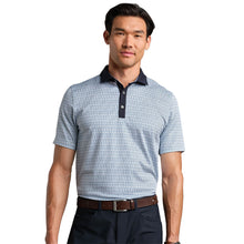 Load image into Gallery viewer, Rhone Sport Spread Collar Mens Golf Polo - Blu Stone/Wht/XL
 - 1