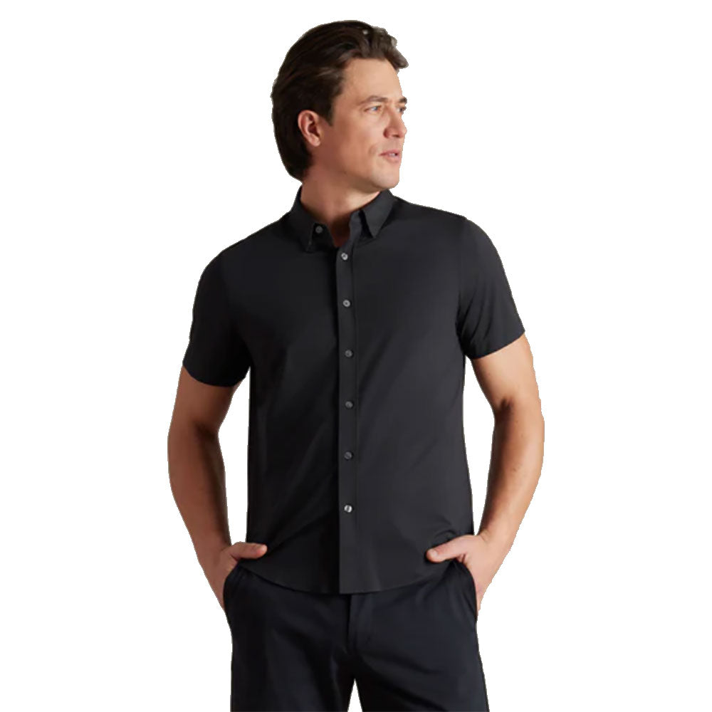 Rhone Commuter Short Sleeve Mens Shirt - Black/XL