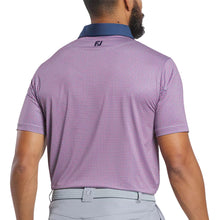 Load image into Gallery viewer, FootJoy Lattice Print Lisle Mens Golf Polo
 - 2