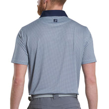 Load image into Gallery viewer, FootJoy Lattice Print Lisle Mens Golf Polo
 - 4