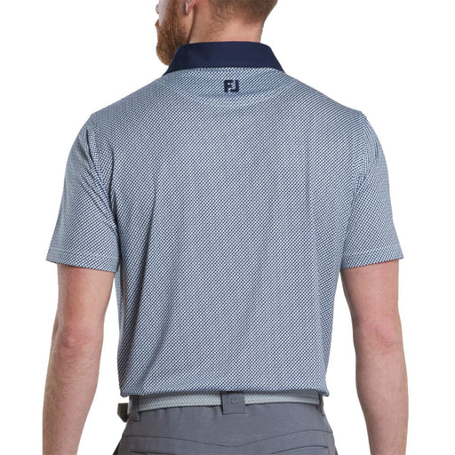 FootJoy Lattice Print Lisle Mens Golf Polo