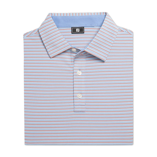 FootJoy Balance Stripe Lisle Mens Golf Polo