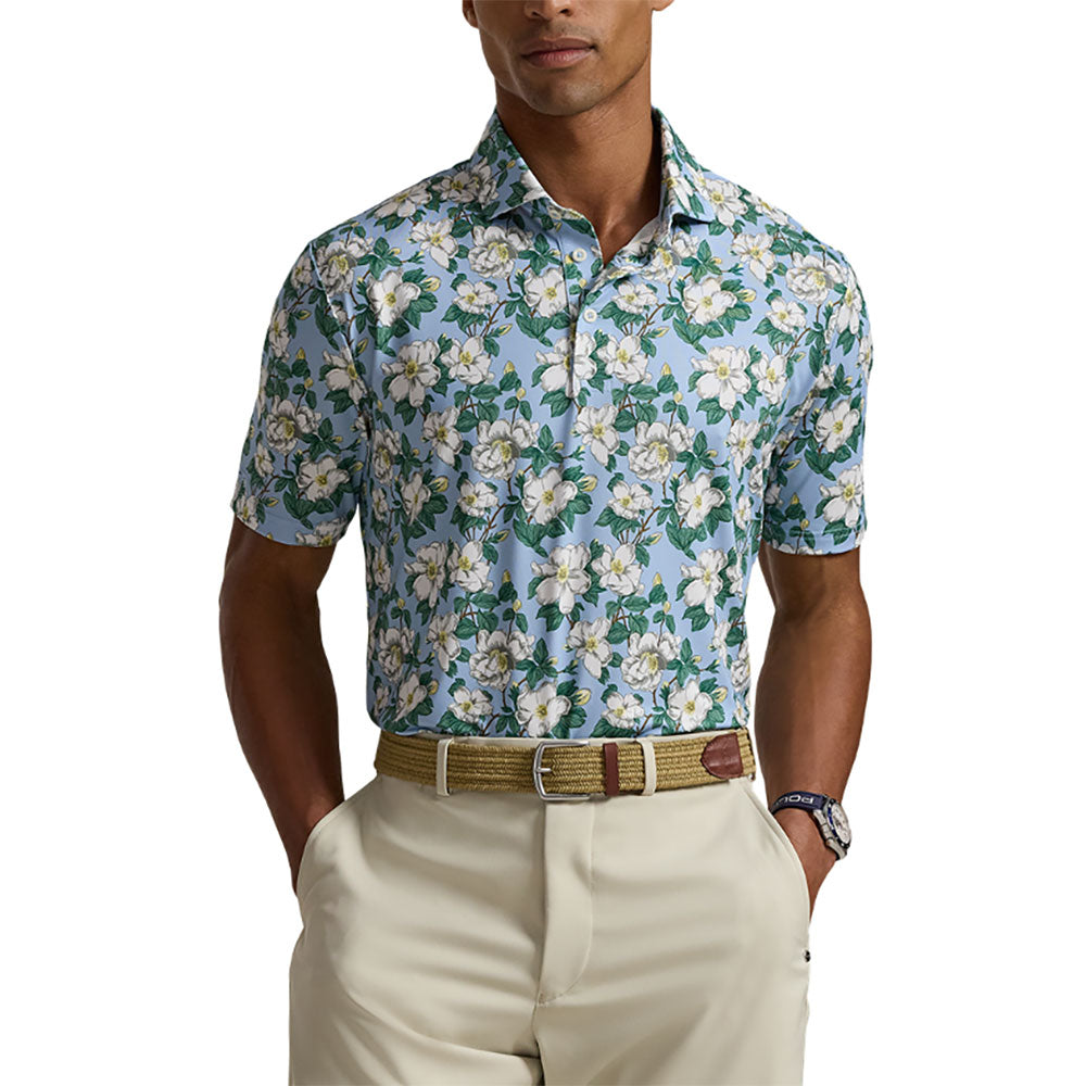 RLX Polo Golf LW Airflow GR Knit Mens Golf Polo - Georg Ros/O Blu/XXL