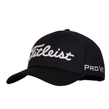 Load image into Gallery viewer, Titleist Tour Performance Womens Golf Hat 25 - Black/White/One Size
 - 1