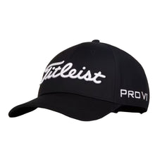 Load image into Gallery viewer, Titleist Tour Performance Mens Golf Hat - Black/White/One Size
 - 1