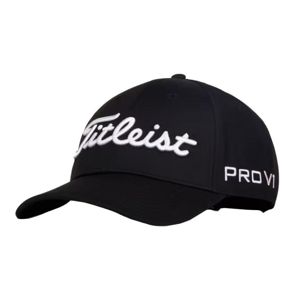 Titleist Tour Performance Mens Golf Hat - Black/White/One Size