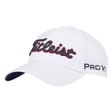 Load image into Gallery viewer, Titleist Tour Performance Mens Golf Hat 2025 - White/Navy/Red/One Size
 - 14