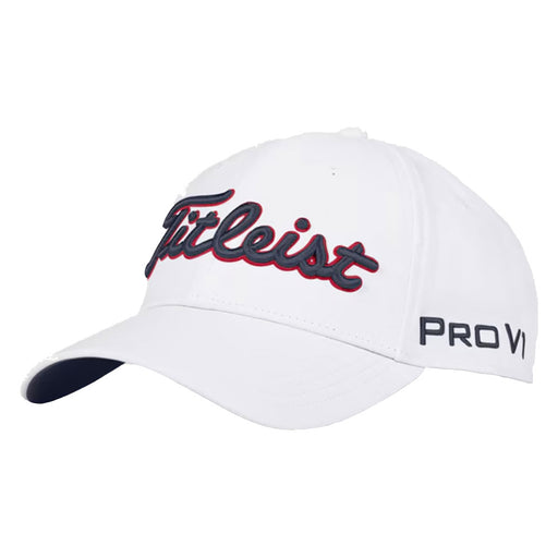 Titleist Tour Performance Mens Golf Hat - White/Navy/Red/One Size