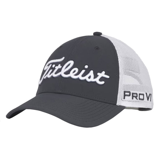 Titleist Tour Performance Mesh Mens Golf Hat - Charcoal/White/One Size