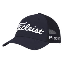 Load image into Gallery viewer, Titleist Tour Performance Mesh Mens Golf Hat - Navy/White/One Size
 - 5