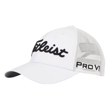 Load image into Gallery viewer, Titleist Tour Performance Mesh Mens Golf Hat - White/Black/One Size
 - 7