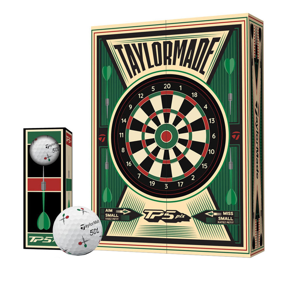 TaylorMade TP5 Pix Darts Golf Balls Dozen - Darts