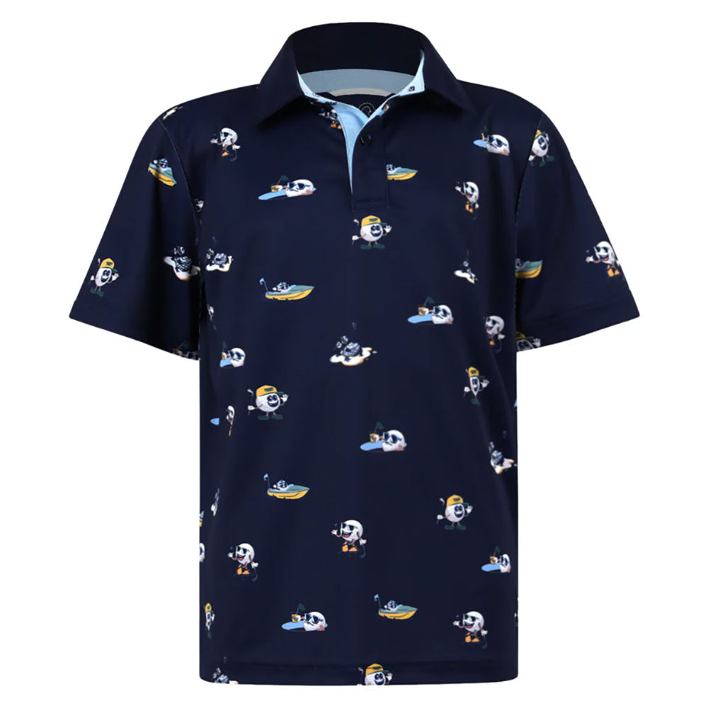 Swannies Meinke Boys Golf Polo - Midnight Navy/M