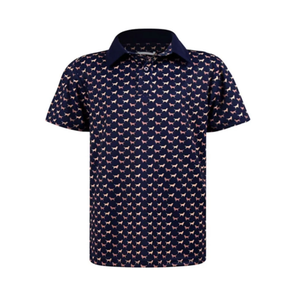 Swannies Dublin Boys Golf Polo - Midnight Navy/M