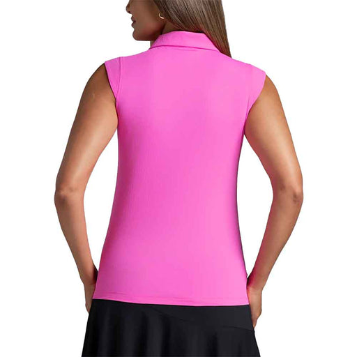 Ibkul Solid Sleeveless Womens Golf Polo