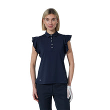 Load image into Gallery viewer, Daily Sports Luxe Womens Sleeveless Golf Polo - Navy/L
 - 1