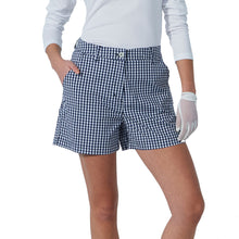 Load image into Gallery viewer, Daily Sports Diane 41cm Womens Golf Shorts - Check Navy/10
 - 1