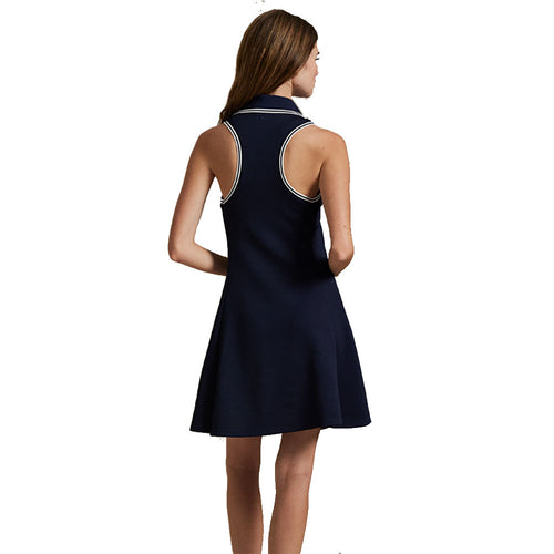 RLX Polo Golf Heavy Weight Pique Sleeveless Quarter-Zip Womens Golf Polo Dress - 2