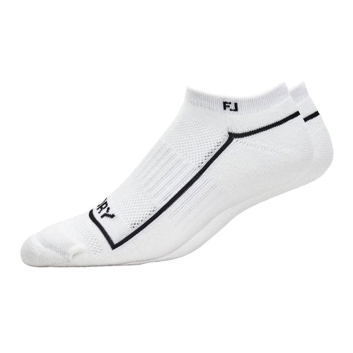 FootJoy ProDry Low Cut Black Womens Golf Socks - White/6-9