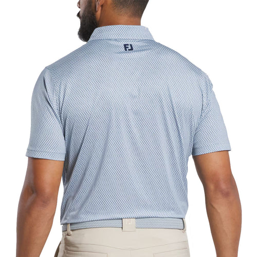FootJoy Wiggle Print Lisle Mens Golf Polo - 2