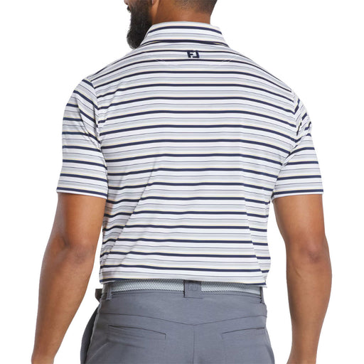 FootJoy Mixer Stripe Lisle Mens Golf Polo