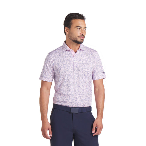 Puma X Arnold Palmer Sketch Mens Golf Polo - Pale Pink/XL