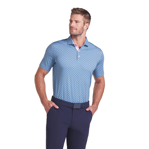 Puma Golf X AP Micro Umbrellas Mens Golf Polo - Zen Blue/XL