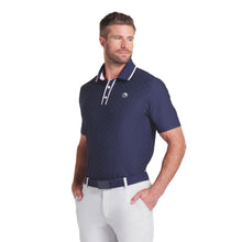 Load image into Gallery viewer, Puma X AP Tipped Jacquard Mens Golf Polo - Deep Navy/XL
 - 1