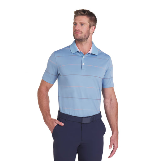 Puma X Arnold Palmer Rugby Stripe Mens Golf Polo - Zen Blue/XL