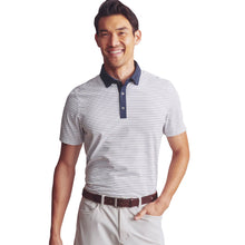 Load image into Gallery viewer, Rhone Sport Feeder Stripe Mens Golf Polo - True Nvy Stripe/XL
 - 3