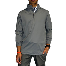 Load image into Gallery viewer, Ace &amp; Oak Mens Quarter-Zip Pullover - Gray/XXL
 - 1