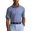 RLX Polo Golf Lightweight Airflow Knit Savannah Floral Navy Mens Golf Polo