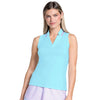 Lucky In Love Retro Revival Sleeveless Womens Golf Polo