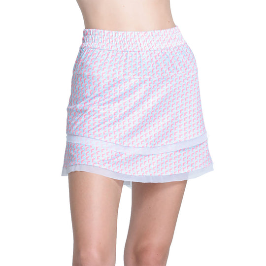 Lucky In Love High Waist Groovy 15.5 Inch Womens Golf Skort